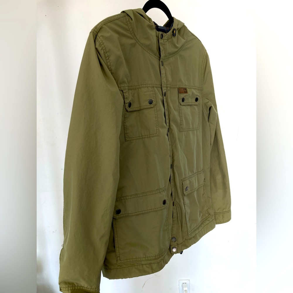 Hippy Tree hooded military style jacket